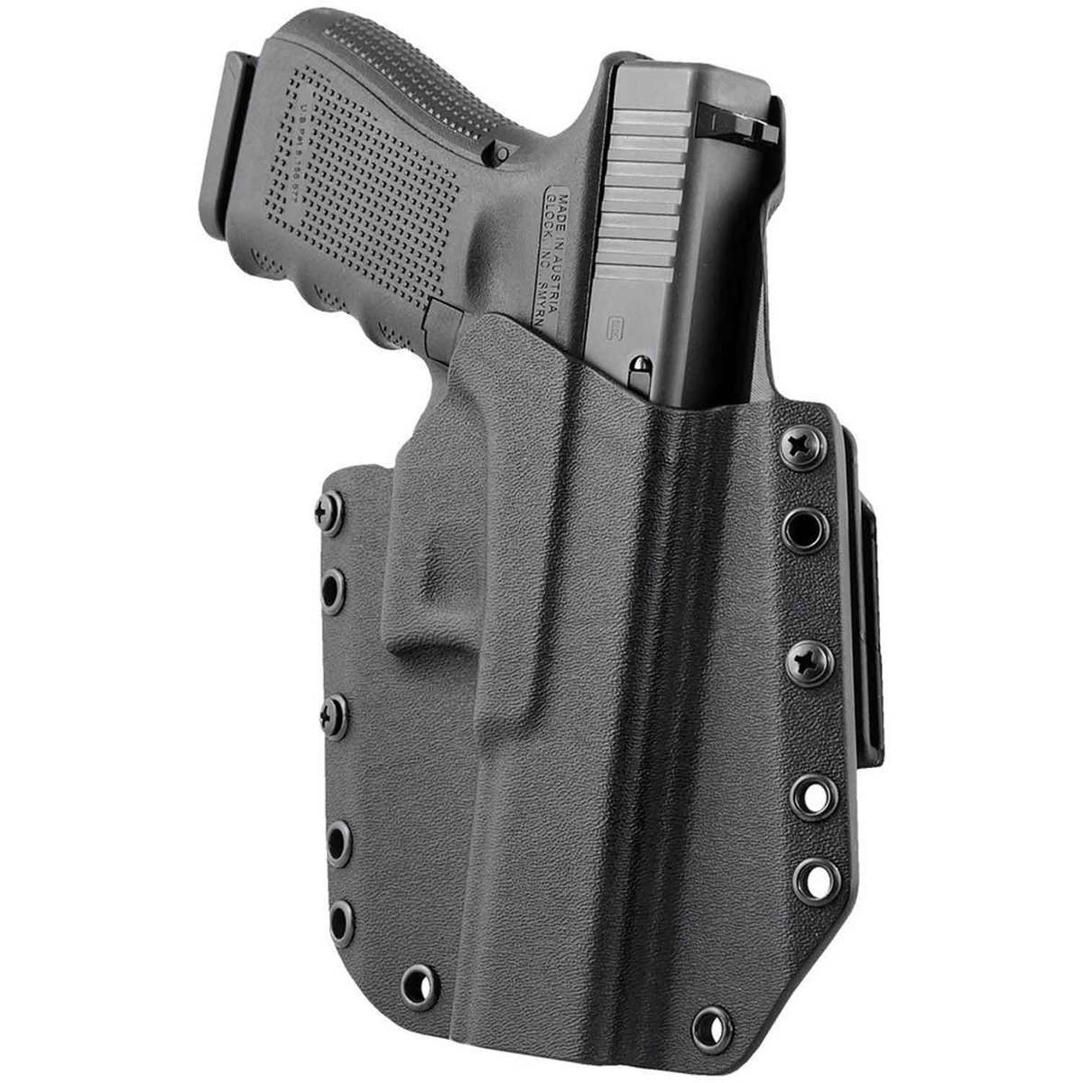 Mission First Tactical Glock 19/23/44 Outside the Waistband Right Hand Holster - Black Mission First Tactical Glock 19/23/44 Outside the Waistband Right Hand Holster - Black