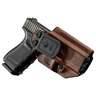 Mission First Tactical Hybrid Inside/Outside The Waistband Glock 19/23/44 Ambidextrous Holster - Brown