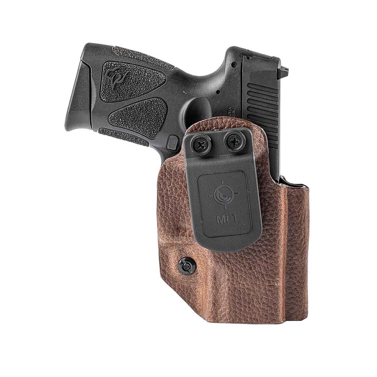 Mission First Tactical Hybrid Taurus PT111/G2/G2C/G2S/G3c Inside/Outside the Waistband Ambidextrous Holster - Brown Mission First Tactical Hybrid Taurus PT111/G2/G2C/G2S/G3c Inside/Outside the Waistband Ambidextrous Holster - Brown