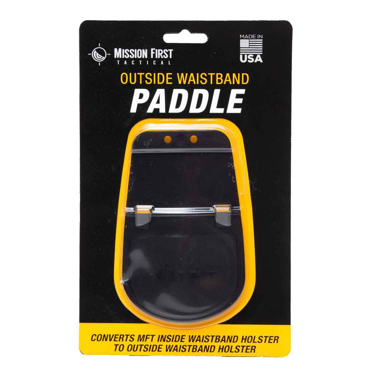 Mission First Tactical Inside Waistband to Outside Waistband Paddle - Black - Black Mission First Tactical Inside Waistband to Outside Waistband Paddle - Black - Black