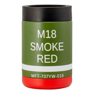 Mission First Tactical M18 Red Smoke 12oz Can Cooler - Green