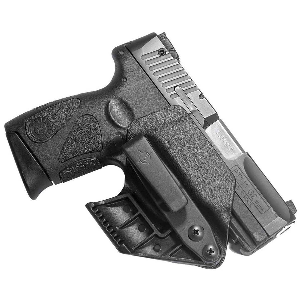 Mission First Tactical Minimalist Taurus PT111 Inside the Waistband Ambidextrous Holster - Black Mission First Tactical Minimalist Taurus PT111 Inside the Waistband Ambidextrous Holster - Black