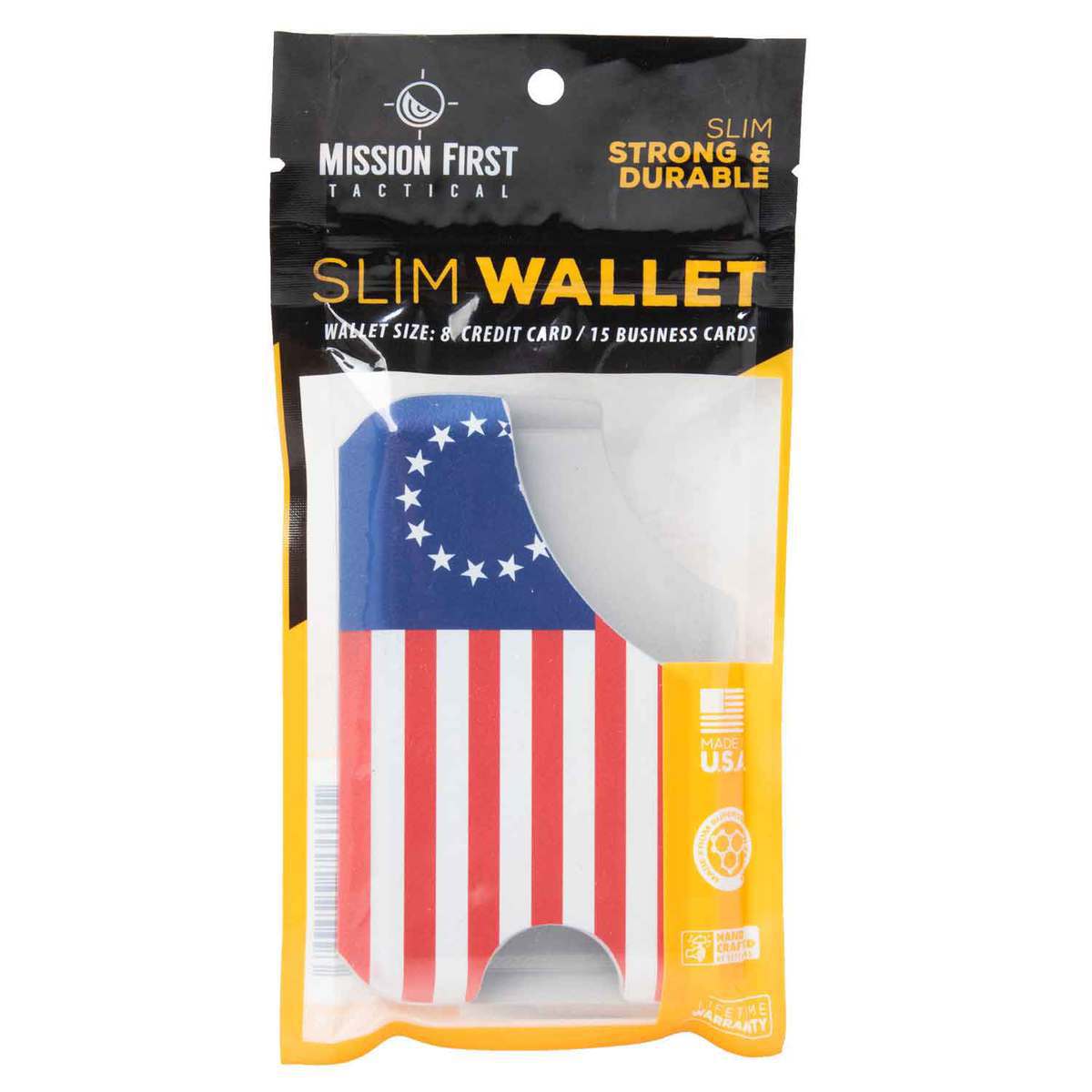 Mission First Tactical Minimalist Wallet - Betsy Ross Flag Mission First Tactical Minimalist Wallet - Betsy Ross Flag