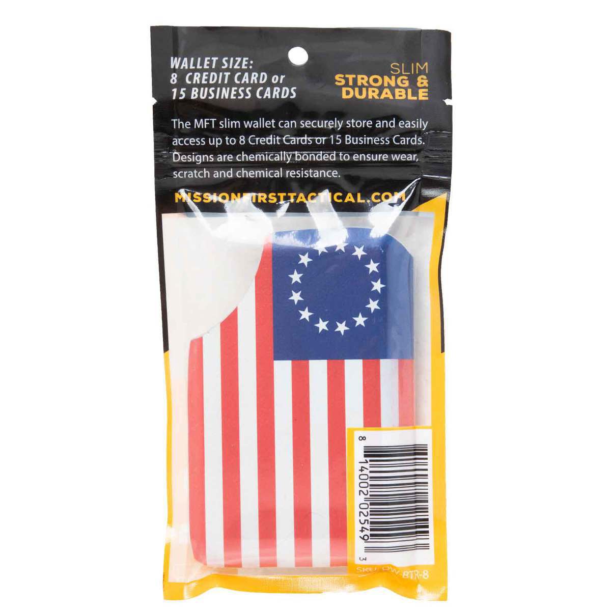 Mission First Tactical Minimalist Wallet - Betsy Ross Flag Mission First Tactical Minimalist Wallet - Betsy Ross Flag