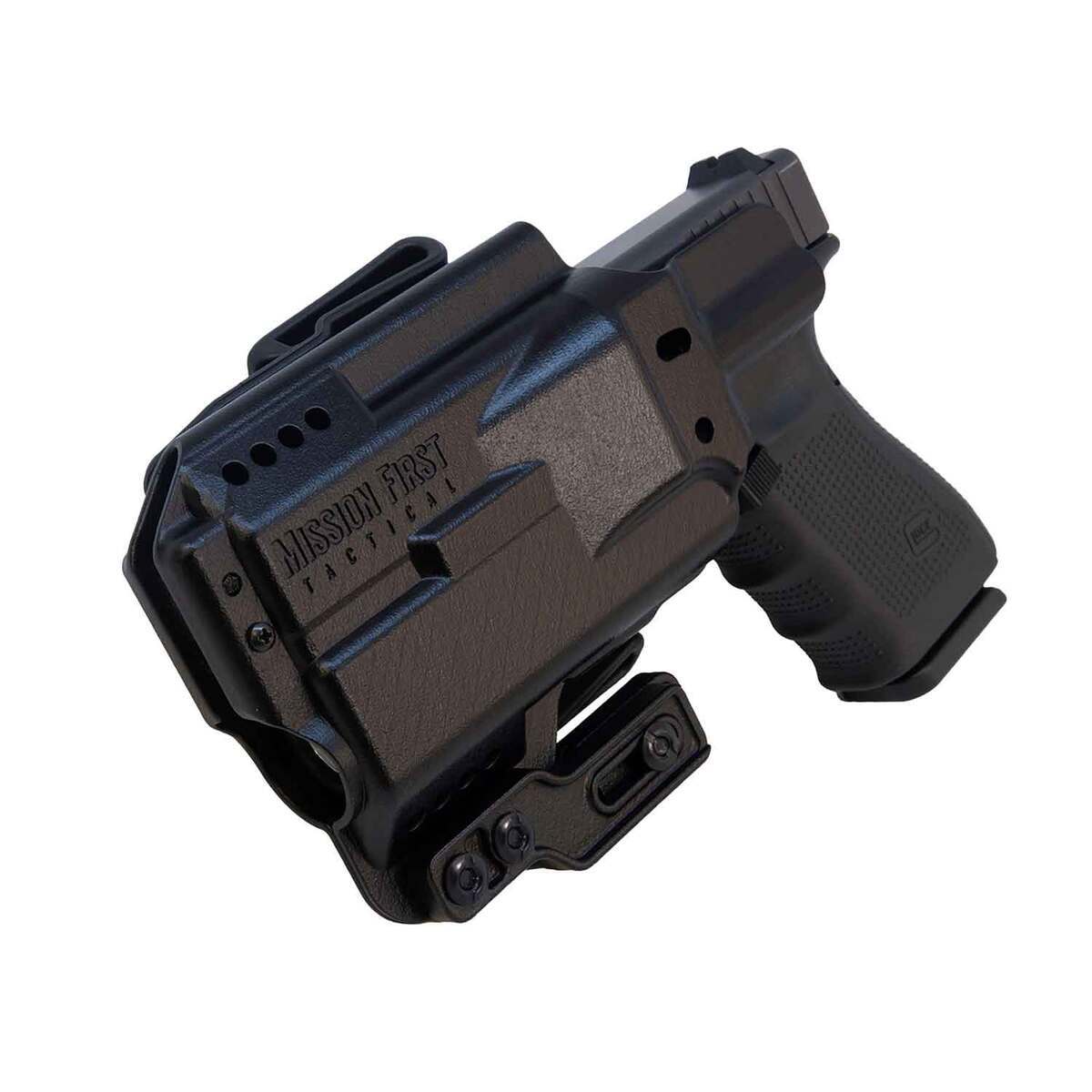 Mission First Tactical Pro Series Glock 43x TLR7 Inside/Outside the Waistband Ambidextrous Holster - Black Mission First Tactical Pro Series Glock 43x TLR7 Inside/Outside the Waistband Ambidextrous Holster - Black