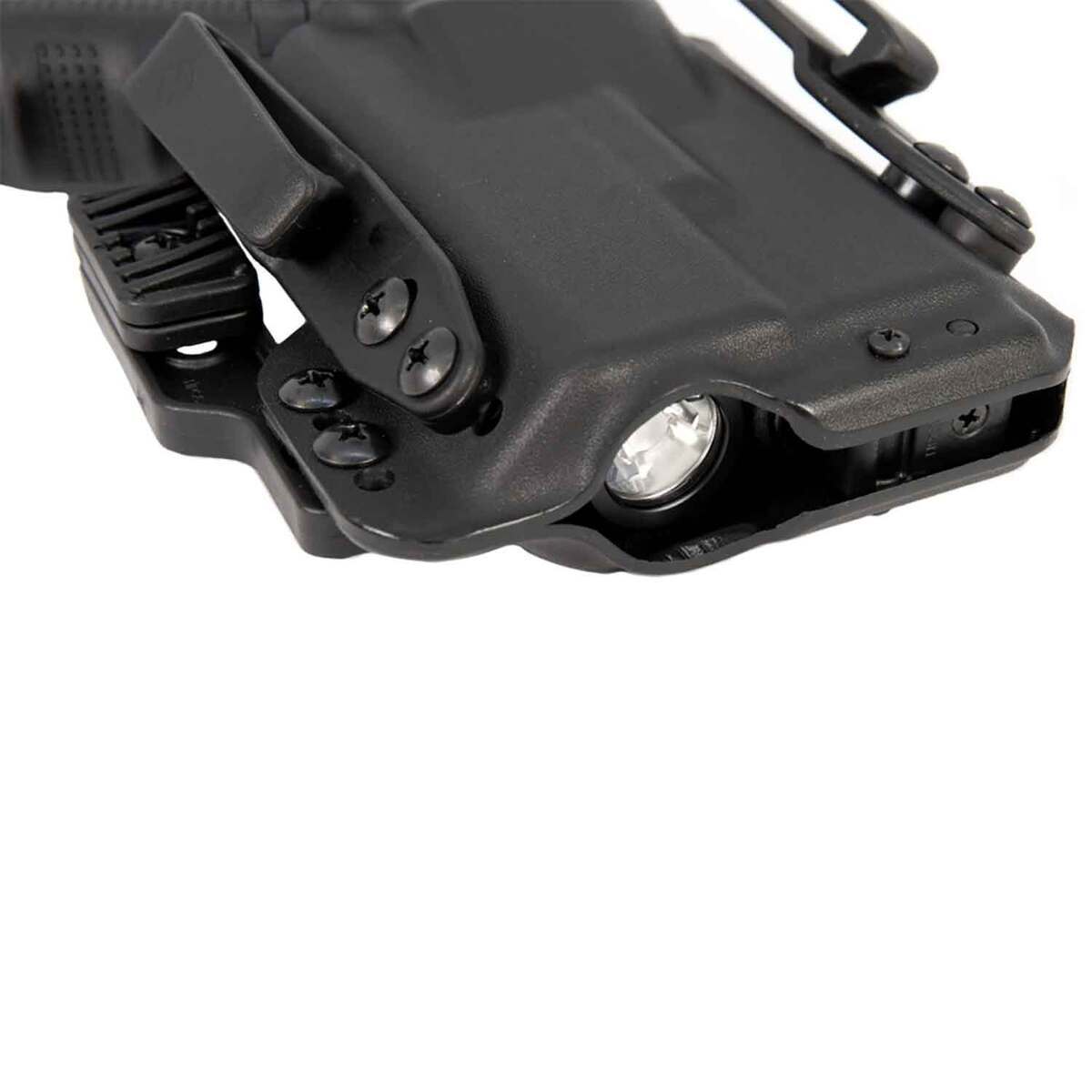 Mission First Tactical Pro Series TLR7 Sub Springfield Hellcat Inside/Outside the Waistband Ambidextrous Holster - Black Mission First Tactical Pro Series TLR7 Sub Springfield Hellcat Inside/Outside the Waistband Ambidextrous Holster - Black