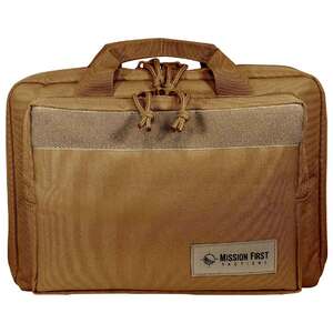 Mission First Tactical TPC Two Pistol Coyote Brown Handgun Case