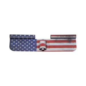 Mission Fist Tactical American Flag Engraved AR15 Ejection Port Dust Cover