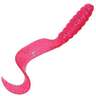 Mister Twister 3in Meeny Grub - Neon Pink Flake, 20pk - Neon Pink Flake