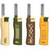 MK Lighter Lantern Outdoor Windproof Lighters Accessory - 4 Pack - Khaki, Green, Brown, and Orange