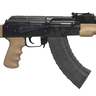 M+Mindustries M10-762 7.62x39mm 16.5in Black/FDE Semi Automatic Modern Sporting Rifle - 30+1 Rounds - Flat Dark Earth