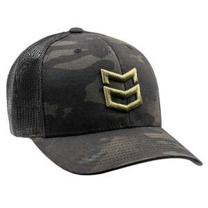 MTN OPS Men's Bravo Logo Adjustable Hat - Camo Black - One Size Fits Most