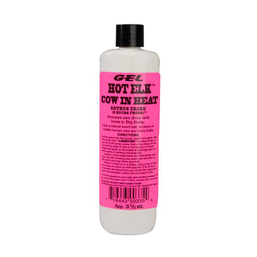Moccasin Joe Hot Elk Cow Heat 3.5 oz Gel - Moccasin Joe