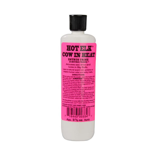 Moccasin Joe Hot Elk Cow Heat 3.5 oz Refill