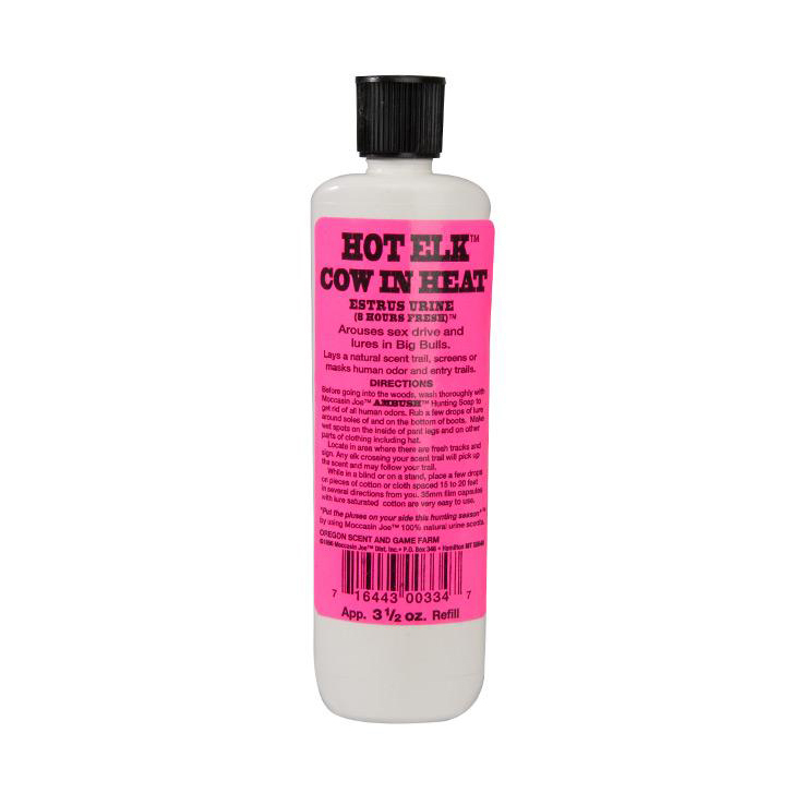 Moccasin Joe Hot Elk Cow Heat 3.5 oz Refill Moccasin Joe Hot Elk Cow Heat 3.5 oz Refill