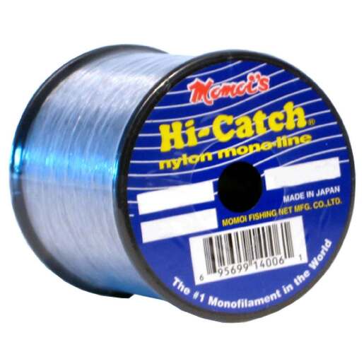 Momoi Hi-Catch Nylon Monofilament Fishing Line - Smoke Blue