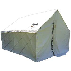 Montana Canvas 10ft x 12ft Traditional Canvas Tent - White