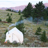 Montana Canvas Tents with Window and Screendoor