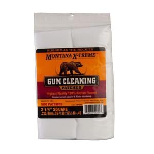 Montana X-Treme 3in Cleaning Patches - 500 Count