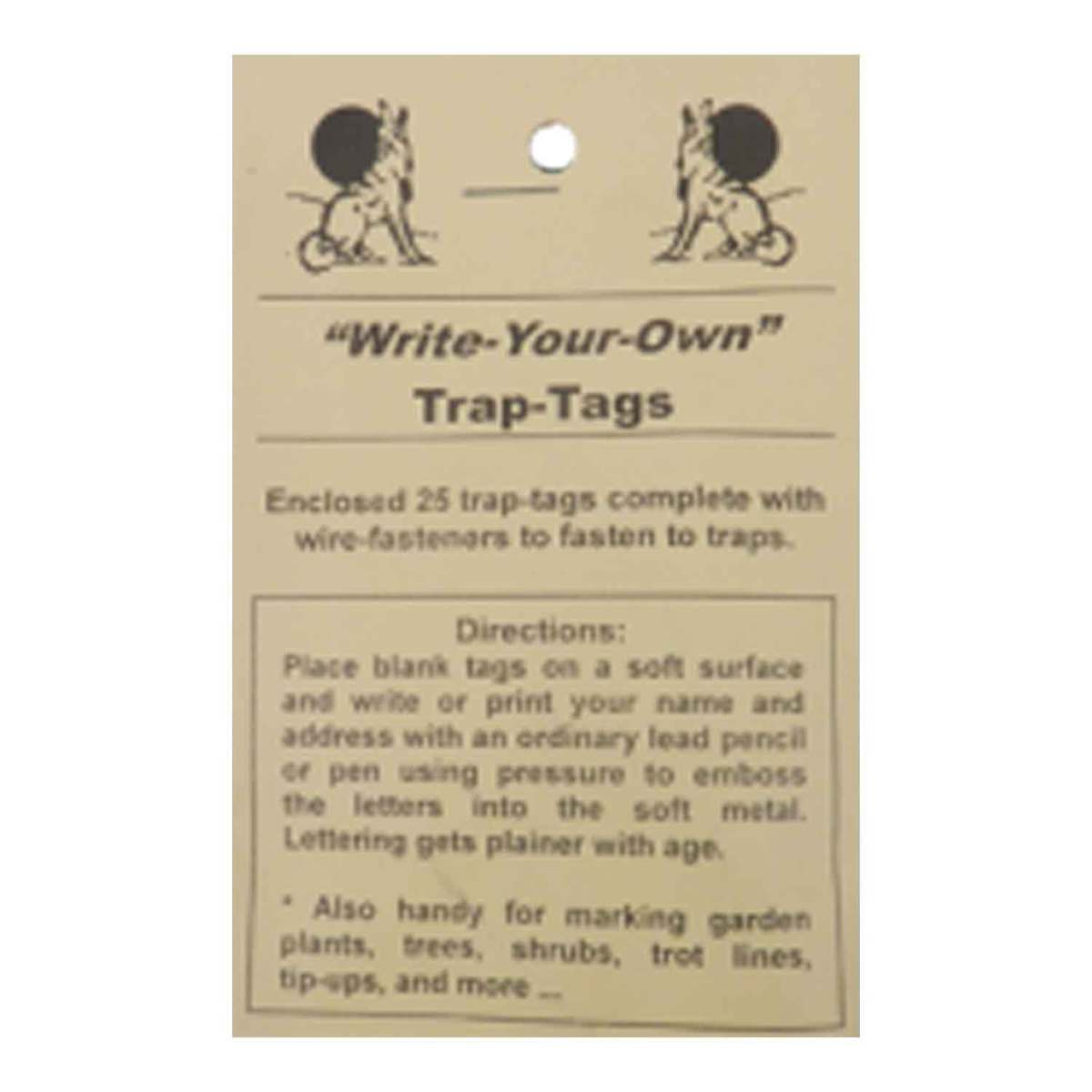 Trap Tags-Write Your Own