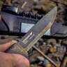 Morakniv Bushcraft Survival BlackBlade 4.29 inch Fixed Blade Knife - Black