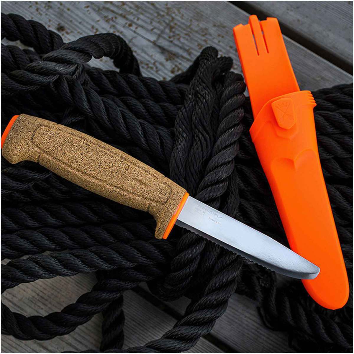 Morakniv Floating 3.7 inch Fixed Blade Knife - Orange Morakniv Floating 3.7 inch Fixed Blade Knife - Orange