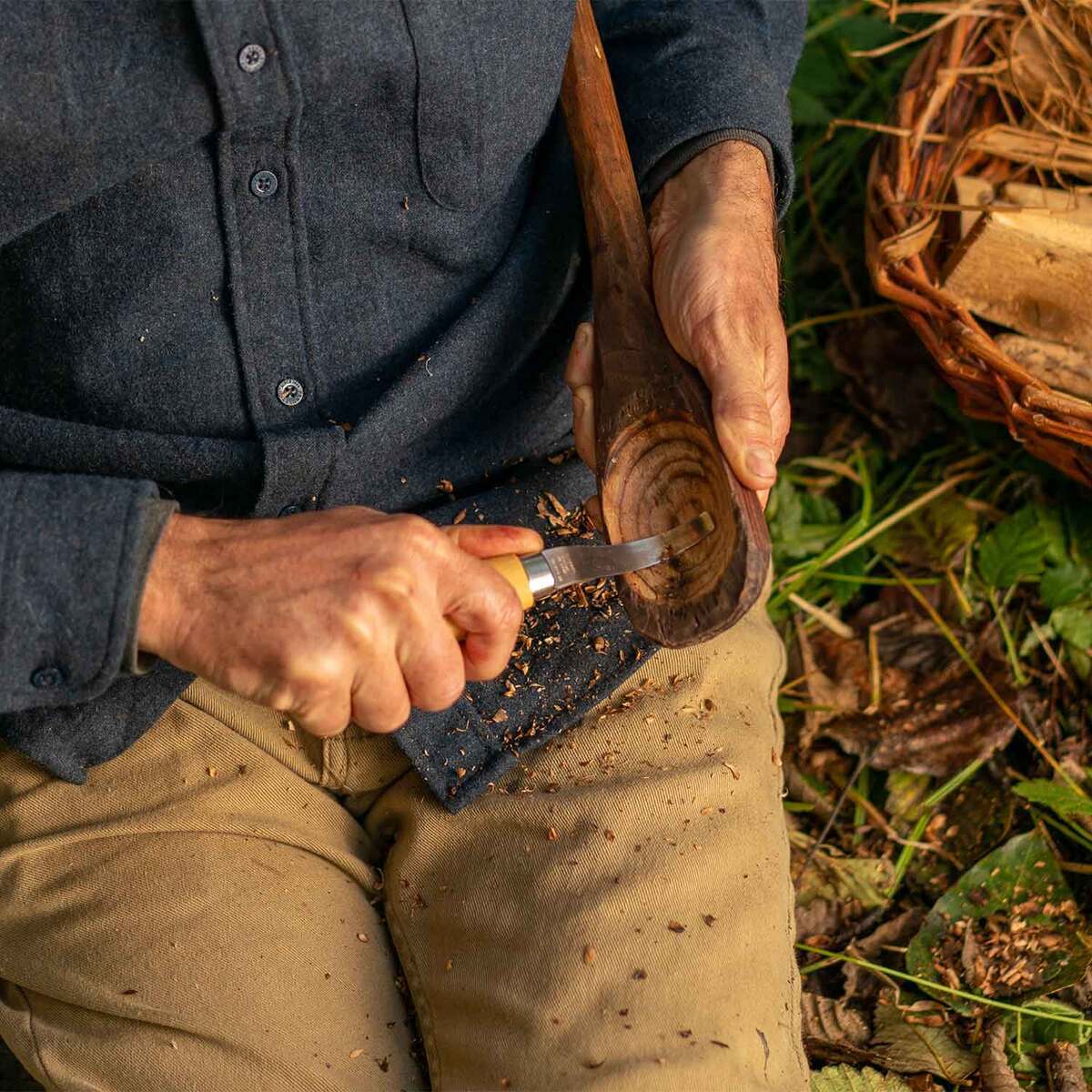 Morakniv Hook Knife 2.91 inch Fixed Blade Knife - Brown Morakniv Hook Knife 2.91 inch Fixed Blade Knife - Brown