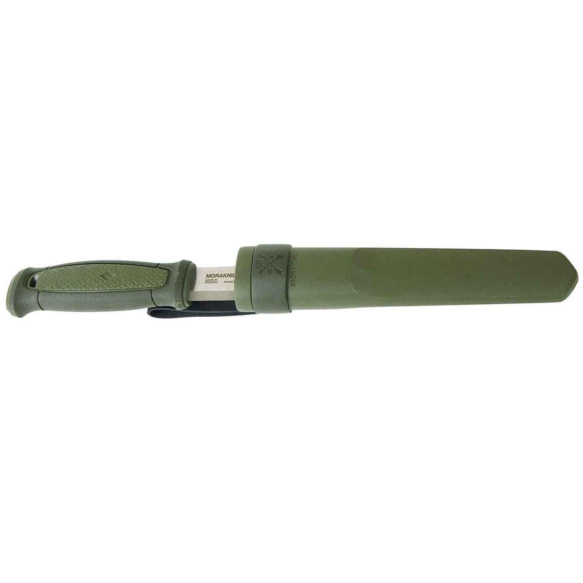 Morakniv Kansbol 4.29 inch Fixed Blade Knife - Green Morakniv Kansbol 4.29 inch Fixed Blade Knife - Green