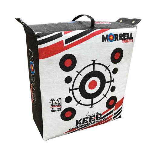 Morrell Keep Hammering Outdoor Range Bag Archery Target – White