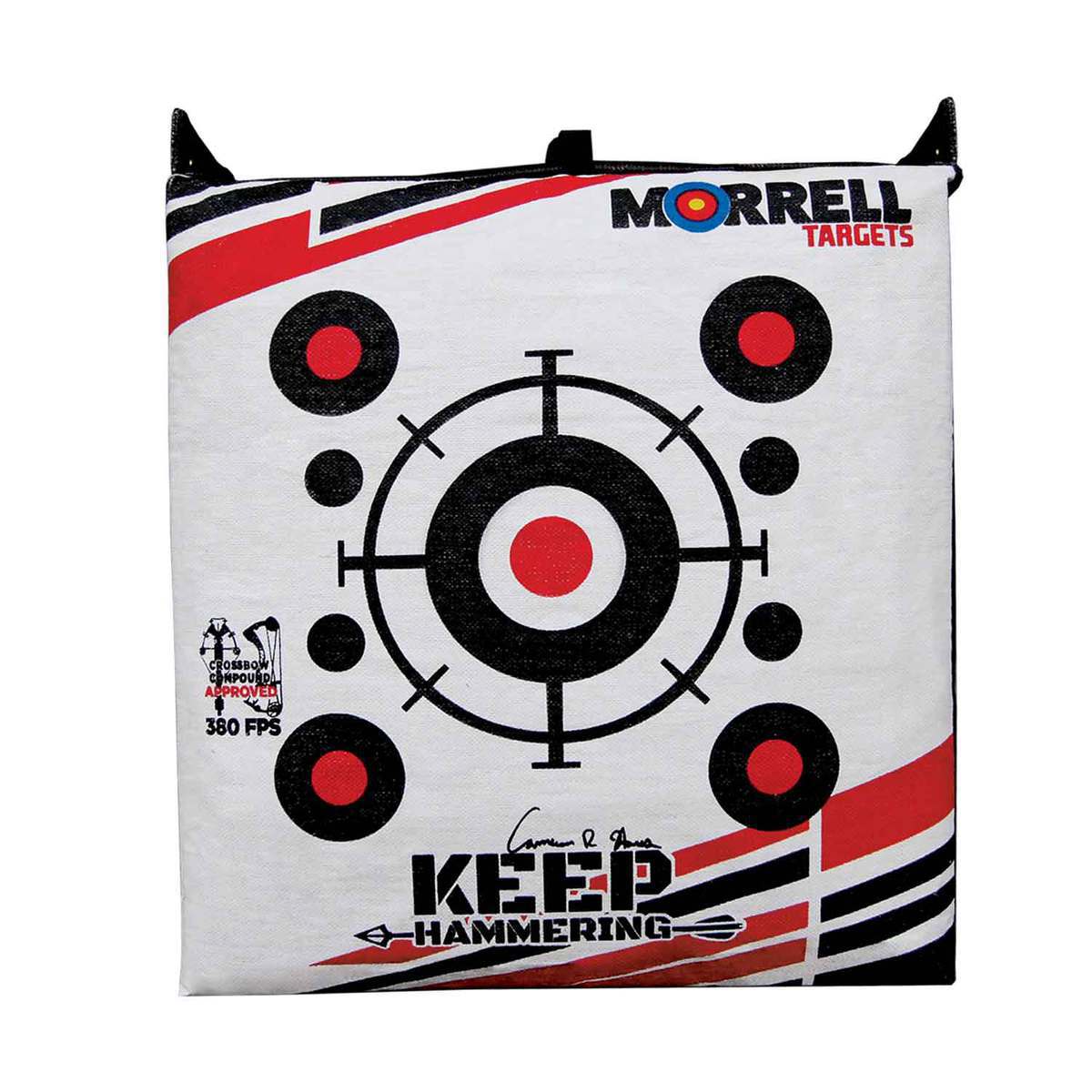 Morrell Keep Hammering Outdoor Range Bag Archery Target - White Morrell Keep Hammering Outdoor Range Bag Archery Target - White