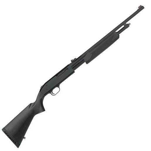 Mossberg 500 Bantam Slugster 410 Gauge 3in Matte Blue Pump Shotgun – 20in – Black