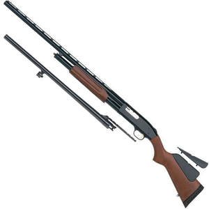 Mossberg 500 Combo Field/Deer Blued/Walnut 12 Gauge 3in Left Hand Pump Shotgun - 28in/24in