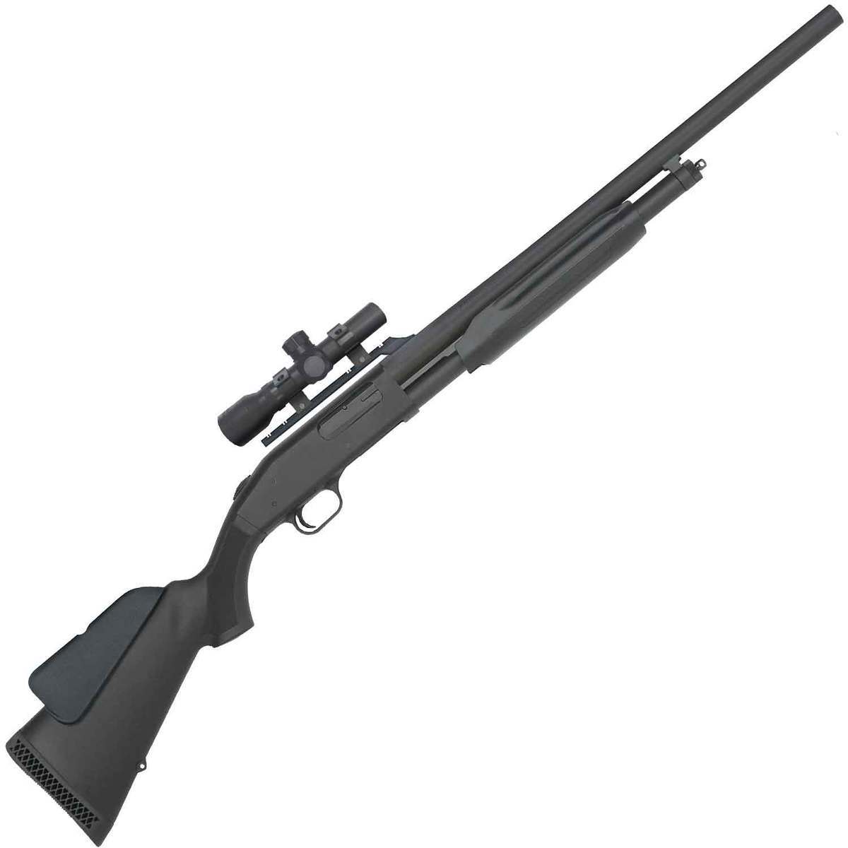 Mossberg 500 Field/Deer With Dead Ringer Scope Black 20ga 3in Pump Shotgun - 26in Mossberg 500 Field/Deer With Dead Ringer Scope Black 20ga 3in Pump Shotgun - 26in