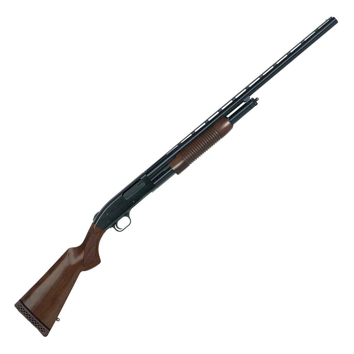 Mossberg 500 Retrograde Field Blued 12 Gauge 3in Pump Shotgun - 28in - Brown Mossberg 500 Retrograde Field Blued 12 Gauge 3in Pump Shotgun - 28in - Brown