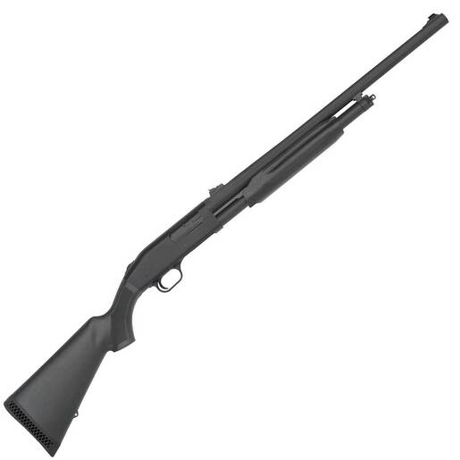 Mossberg 500 Slugster 20 Gauge 3in Matte Blue Pump Shotgun – 24in – Black