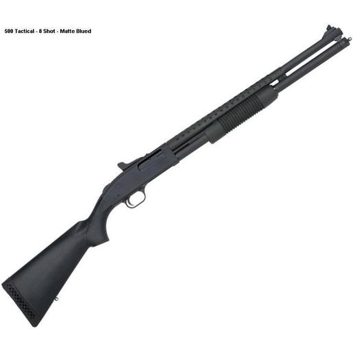 Mossberg 500 Tactical Blued 12 Gauge 3in Pump Shotgun - 20in - Black image