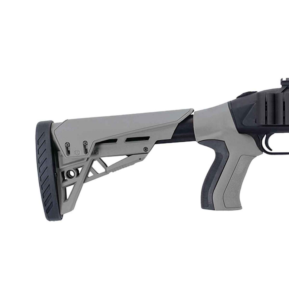 Mossberg 500 Tactical Matte Blued/Destroyer Gray 12 Gauge 3in Pump Shotgun - 18.5in - Gray Mossberg 500 Tactical Matte Blued/Destroyer Gray 12 Gauge 3in Pump Shotgun - 18.5in - Gray