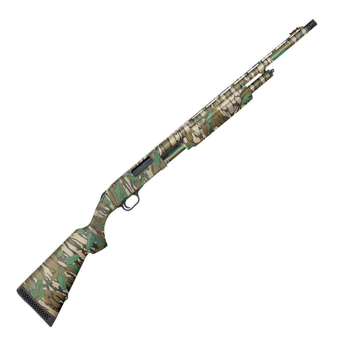 Mossberg 500 Turkey Mossy Oak Greenleaf 20 Gauge 3in Pump Shotgun - 22in - Camo Mossberg 500 Turkey Mossy Oak Greenleaf 20 Gauge 3in Pump Shotgun - 22in - Camo