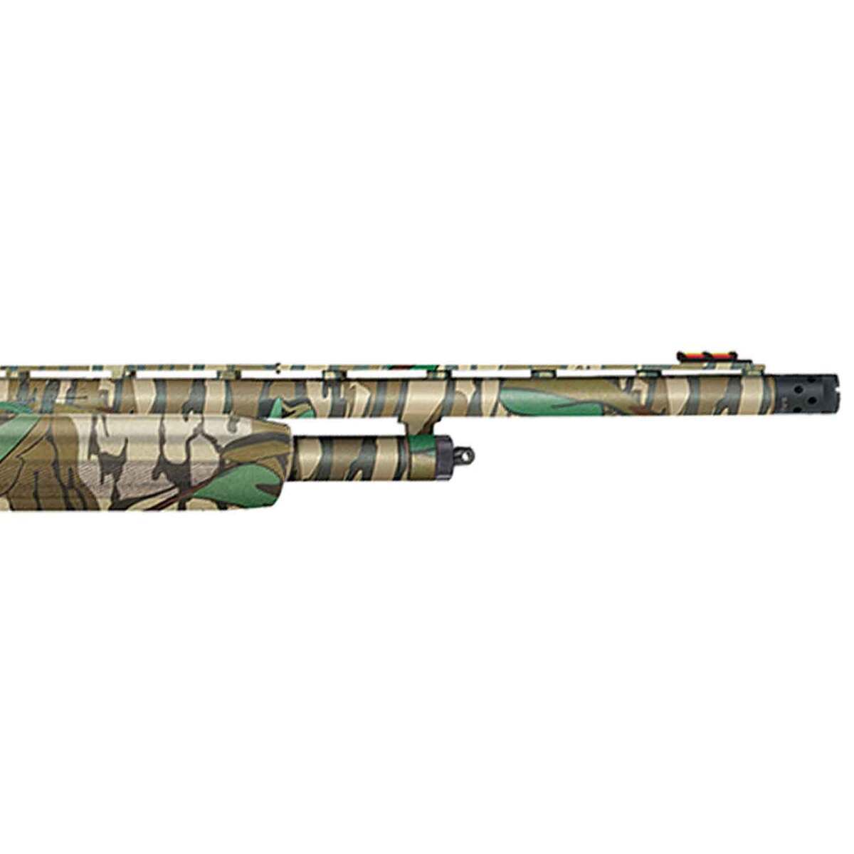 Mossberg 500 Turkey Mossy Oak Greenleaf 20 Gauge 3in Pump Shotgun - 22in - Camo Mossberg 500 Turkey Mossy Oak Greenleaf 20 Gauge 3in Pump Shotgun - 22in - Camo