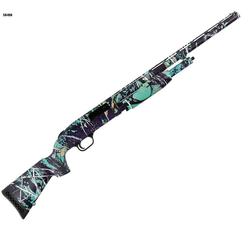 Mossberg 510 Mini Muddy Girl Serenity 20 Gauge 3in Pump Action Shotgun - Blue Mossberg 510 Mini Muddy Girl Serenity 20 Gauge 3in Pump Action Shotgun - Blue
