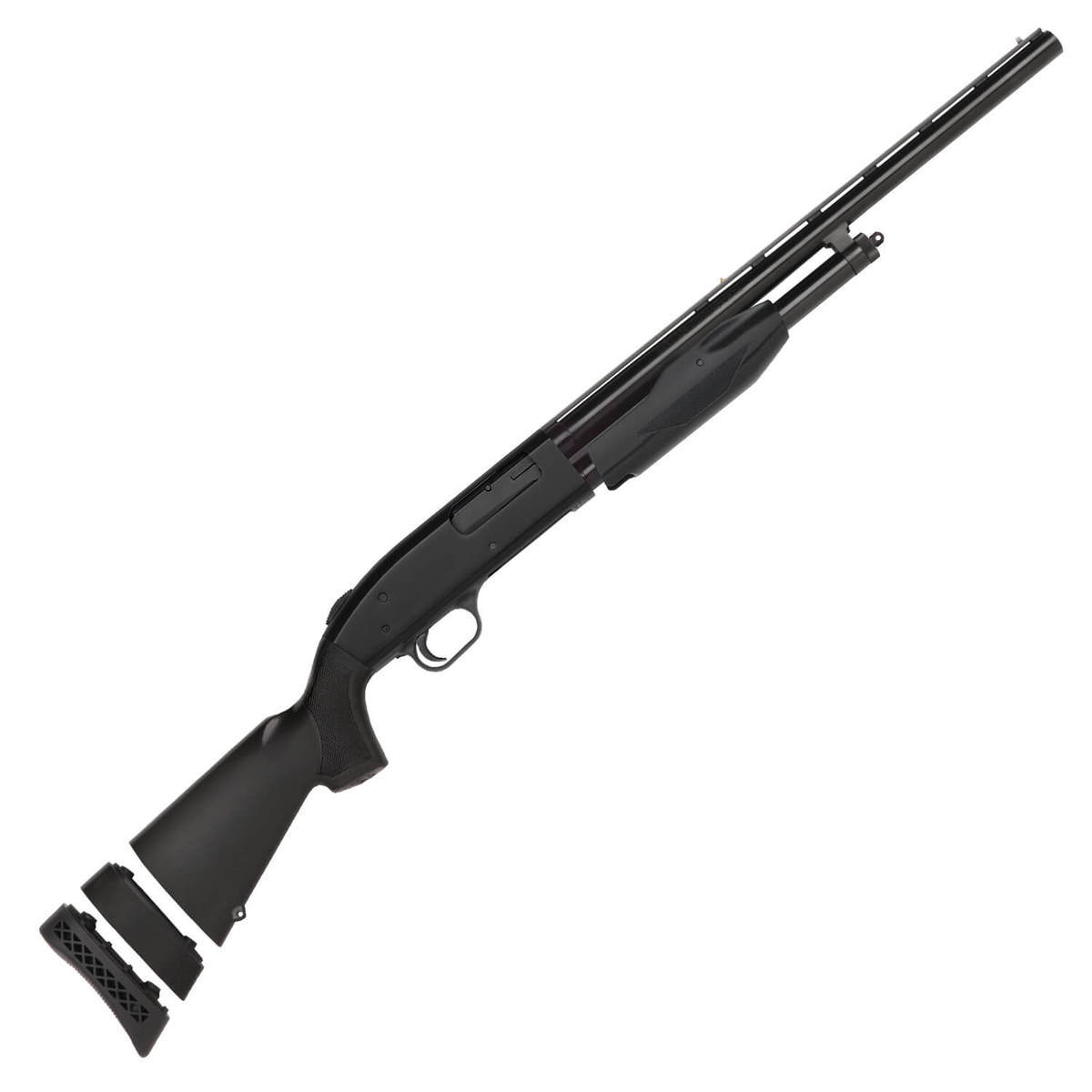 Mossberg 510 Compact Mini Super Bantam Black 410 3in Pump Shotgun - 18.5in - Black Mossberg 510 Compact Mini Super Bantam Black 410 3in Pump Shotgun - 18.5in - Black