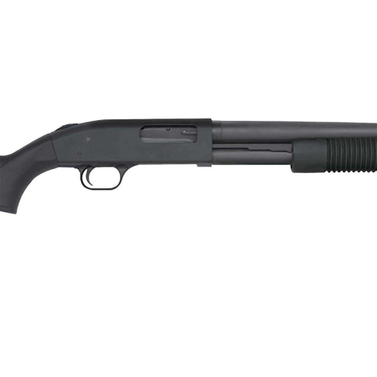Mossberg 590 7-Shot 12 Gauge 3in Black Pump Shotgun - 18.5in - Black Mossberg 590 7-Shot 12 Gauge 3in Black Pump Shotgun - 18.5in - Black