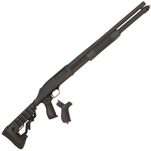 Mossberg 590 9-Shot FLEX Stock Pistol Grip Kit Black 12 Gauge 3in Pump Action Shotgun - 20in