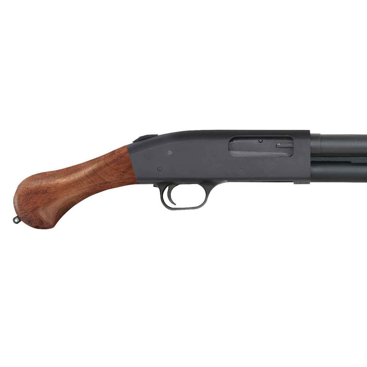 Mossberg 590 Night Stick Shockwave Black/Wood 12 Gauge 3in Pump Action Firearm - 14.375in - Black/Wood Mossberg 590 Night Stick Shockwave Black/Wood 12 Gauge 3in Pump Action Firearm - 14.375in - Black/Wood