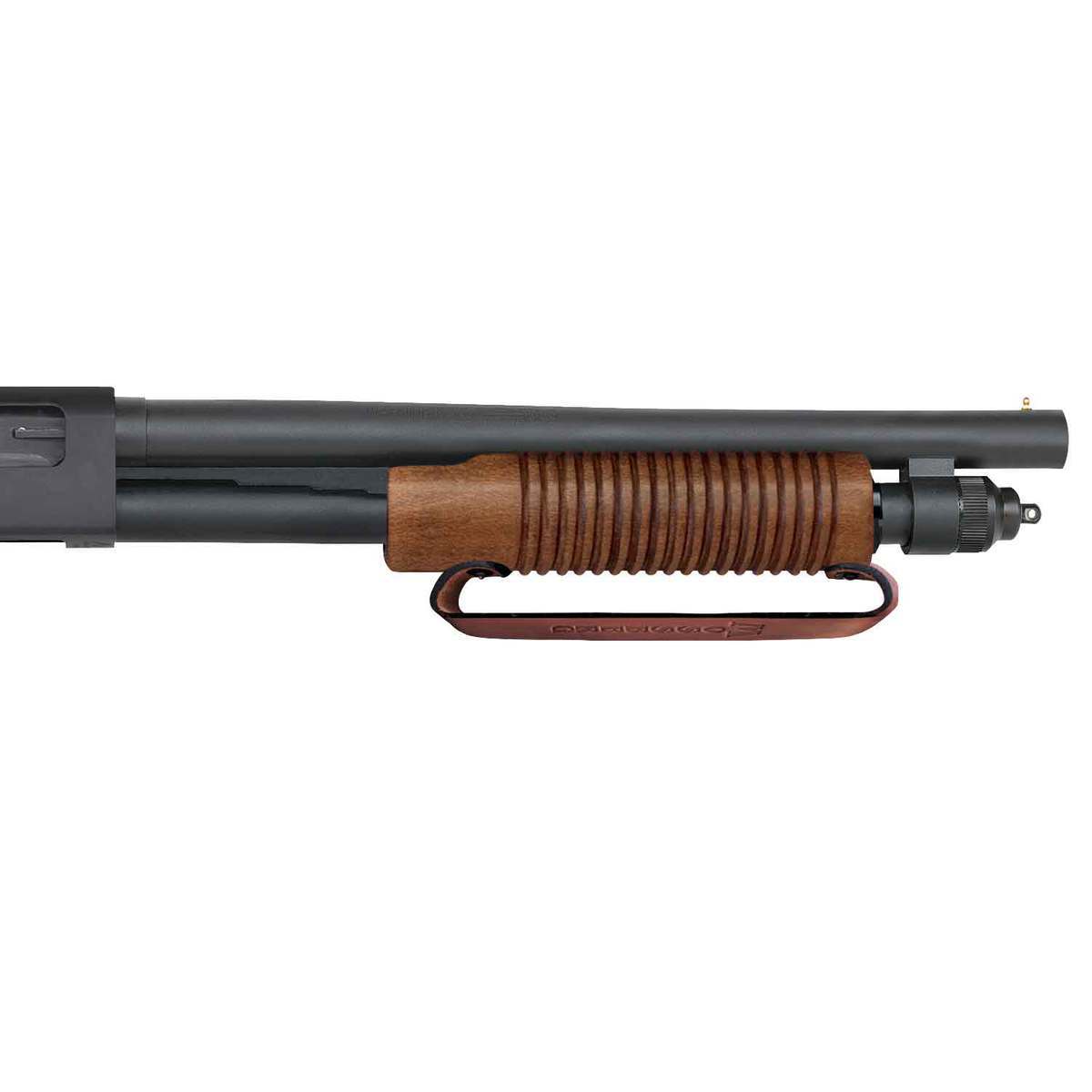 Mossberg 590 Night Stick Shockwave Black/Wood 12 Gauge 3in Pump Action Firearm - 14.375in - Black/Wood Mossberg 590 Night Stick Shockwave Black/Wood 12 Gauge 3in Pump Action Firearm - 14.375in - Black/Wood
