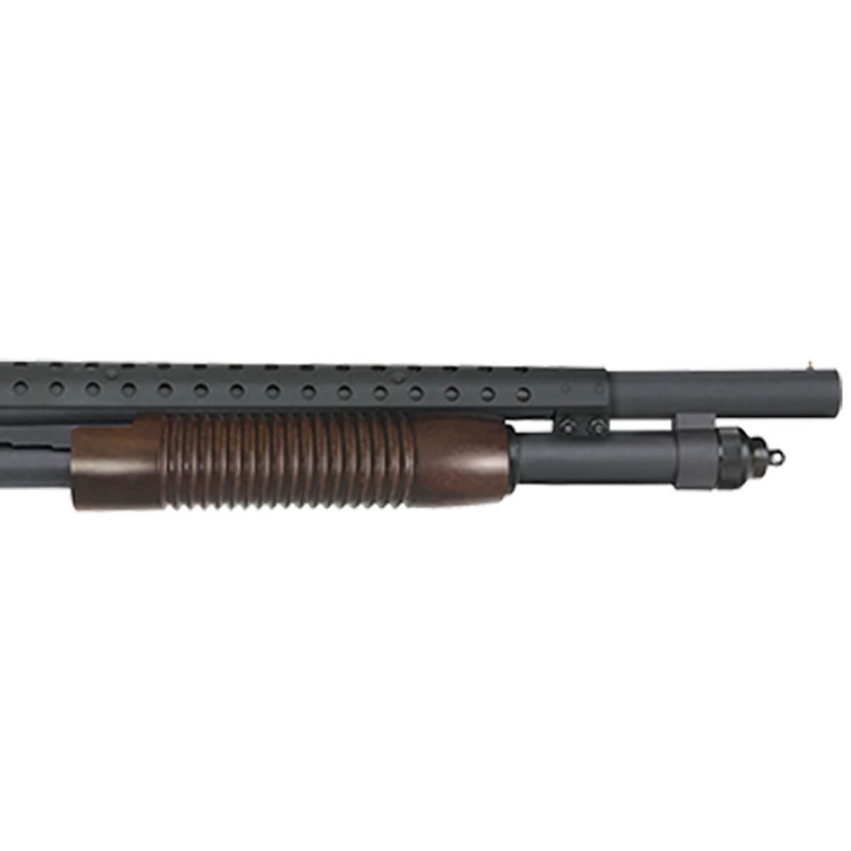Mossberg 590 Retrograde 12 Gauge 3in Walnut/Black Pump Shotgun - 18.5in - Black/Wood Mossberg 590 Retrograde 12 Gauge 3in Walnut/Black Pump Shotgun - 18.5in - Black/Wood