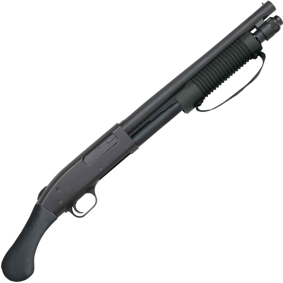 Mossberg 590 Shockwave Blued 20ga 3in Pump Action Firearm - 14.375in - Black Mossberg 590 Shockwave Blued 20ga 3in Pump Action Firearm - 14.375in - Black