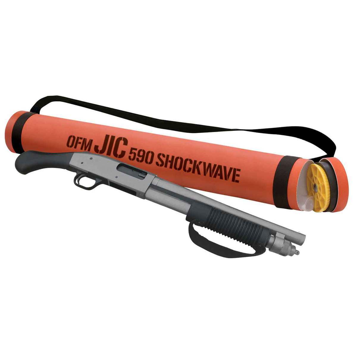 Mossberg 590 Shockwave JIC Stainless 12 Gauge 3in Pump Firearm - 14.375in Mossberg 590 Shockwave JIC Stainless 12 Gauge 3in Pump Firearm - 14.375in