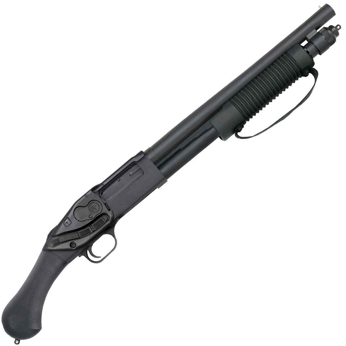 Mossberg 590 Shockwave Laser Saddle Black 12 Gauge 3in Pump Firearm - 14.375in Mossberg 590 Shockwave Laser Saddle Black 12 Gauge 3in Pump Firearm - 14.375in