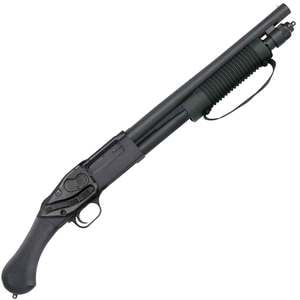 Mossberg 590 Shockwave Laser 12 Gauge 3in Saddle Black Pump Firearm  1438in